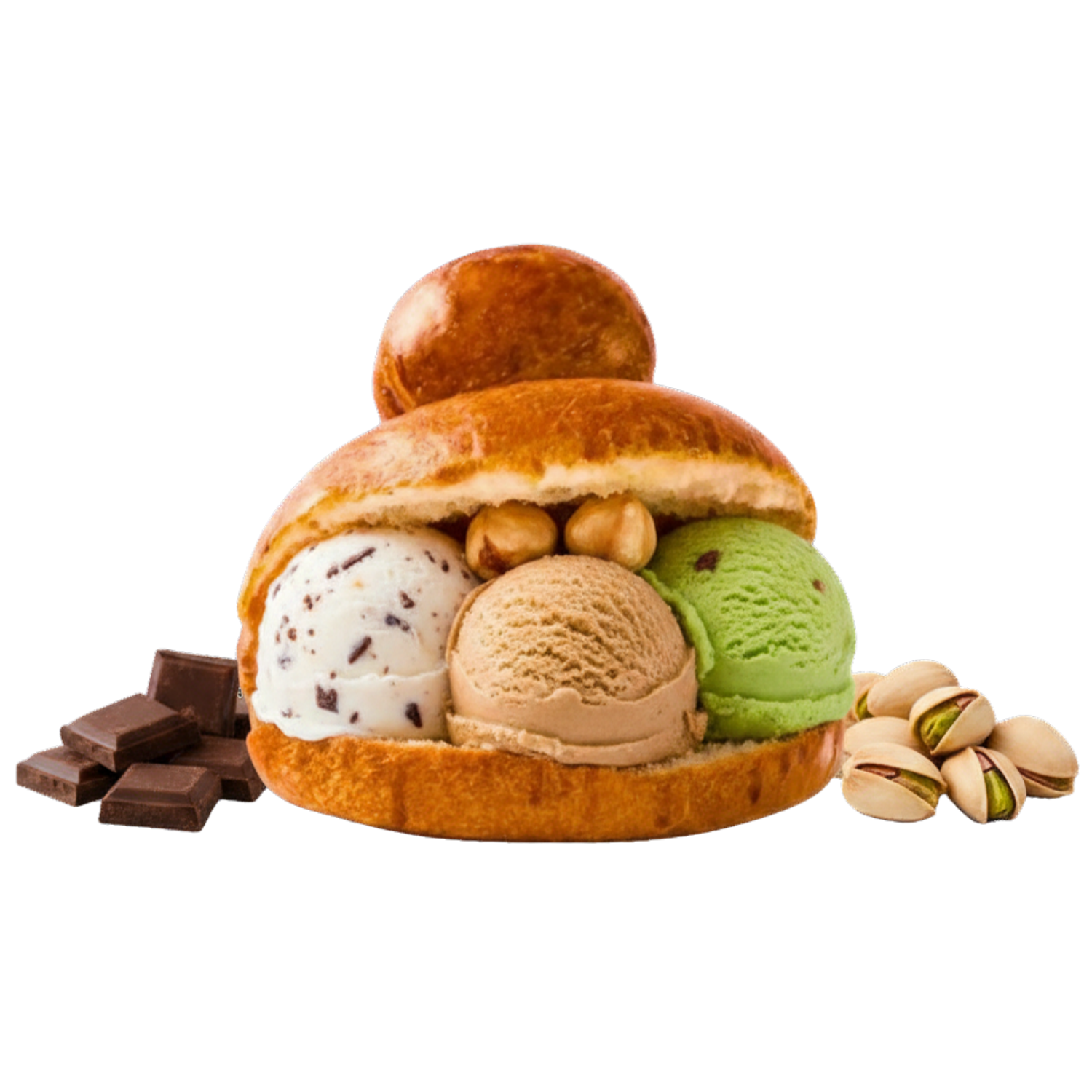 brioscia con gelato