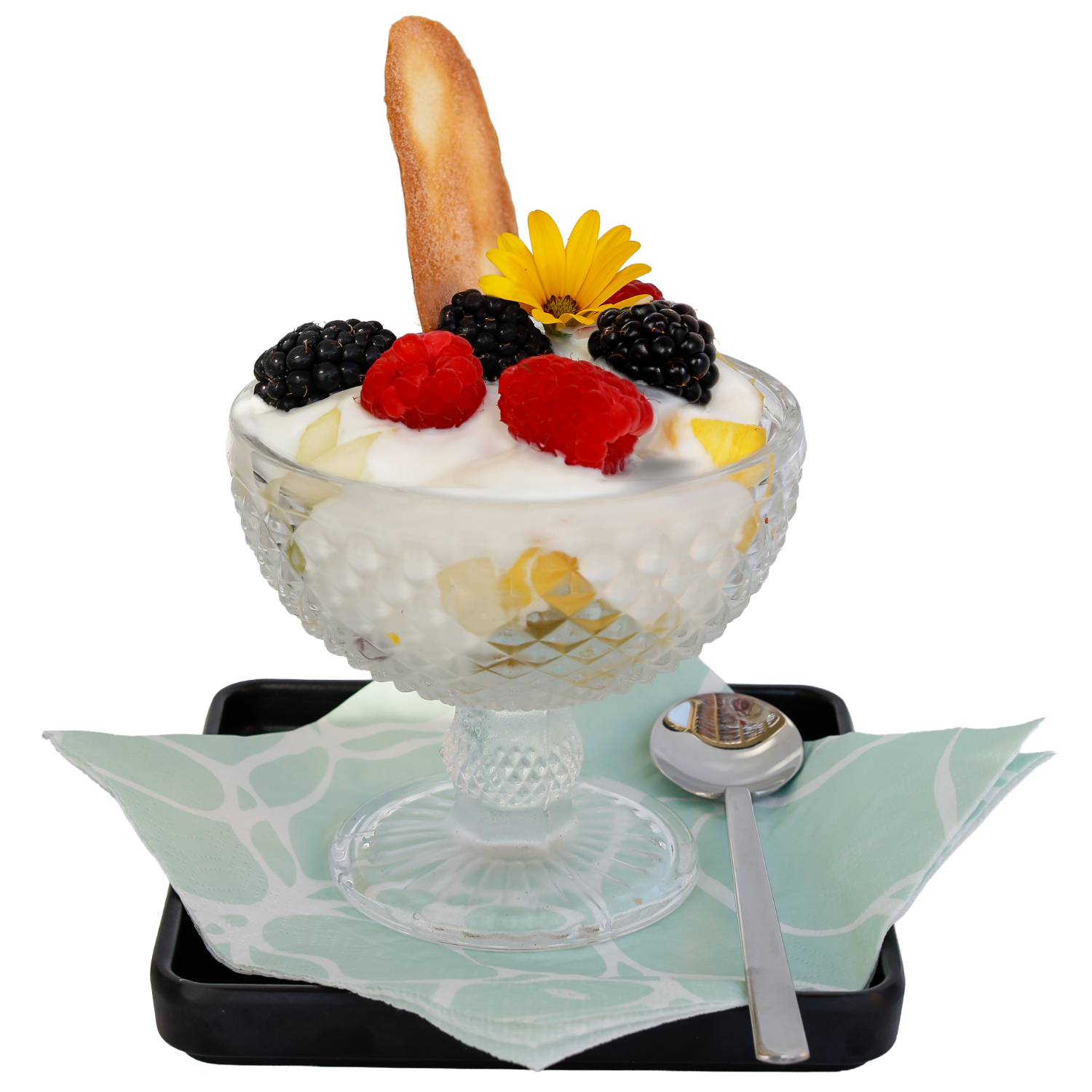 coppa di frutta con yogurt BYO