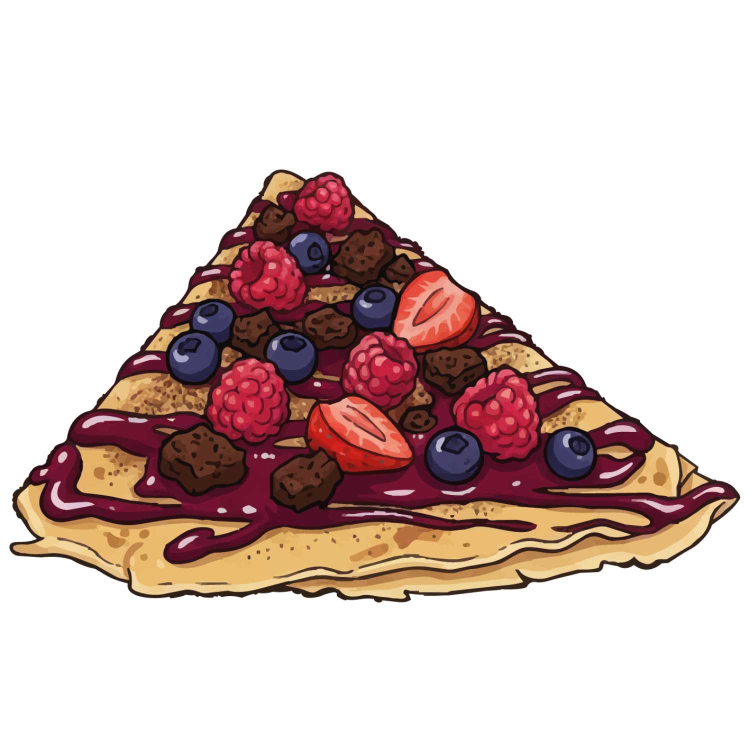 crepe frutti rossi