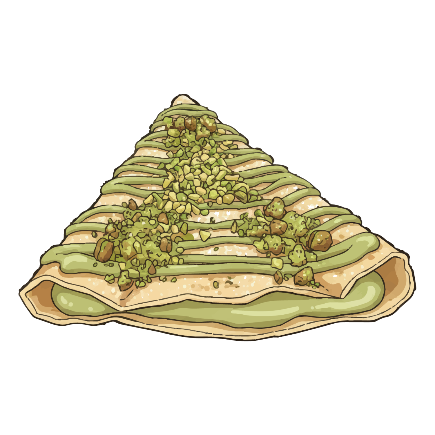 crepe pistacchio